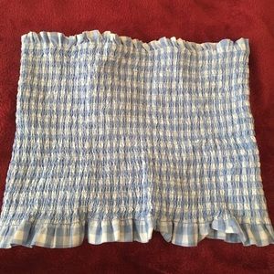 Ruffle Cropped Tube Top